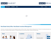 Tablet Screenshot of nas-invest.com